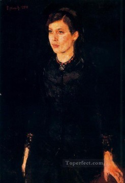 エドヴァルド・ムンク Painting - シスター・インガー 1884年 エドヴァルド・ムンク